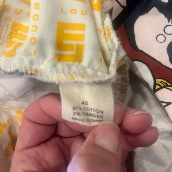 LOUDMOUTH 11" Crak Comic Print Shorts - Picture 3 of 4